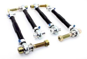 BMW M4 Control Arms - Rear Upper - SPL Parts - Adjustable Upper Camber Arm - Black Anodized - `14-`21 BMW M4 Control Arms - Rear Upper - SPL Parts - Adjustable Upper Camber Arm - Black Anodized - `14-`21